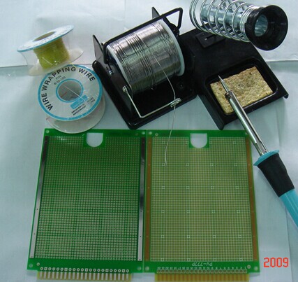 萬用板、OK線與焊槍