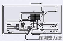 圖2：升壓電路的PCB設(shè)計示例。