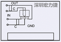 圖3：降壓電路的PCB設(shè)計示例。