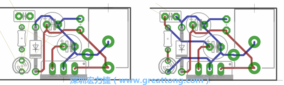2.3. 下一步，進行布線并連接各個電源供應(yīng)的連結(jié)點。